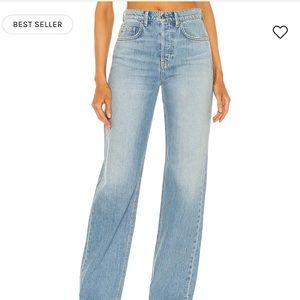 GRLFRND Brooklyn High Rise Loose Straight Jean